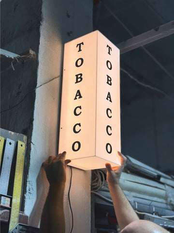 Вулична вивіска "Tobacco" 60х20х20 см